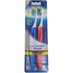 Pro Expert by Oral-B Pulsar Vibrating Toothbrush Twin Pack