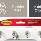 Command HOM-18Q-ES Key Rail Quartz with 1 Rail/4 Strips