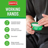 OKeeffe Working Hands, 96g Jar - Hand Cream for Extremely Dry, Cracked Hands