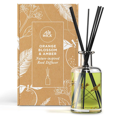 Air Wick Air Freshener Reed Diffuser, Orange Blossom and Amber